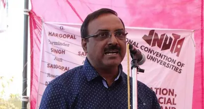  political vendetta  alleged in suspension of visva bharati professor