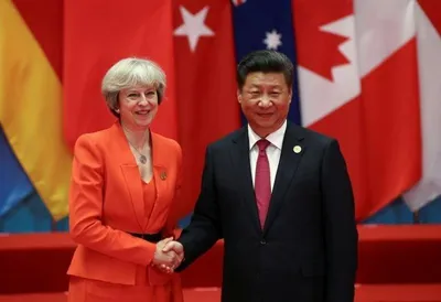  aunty may   china warms to uk prime minister