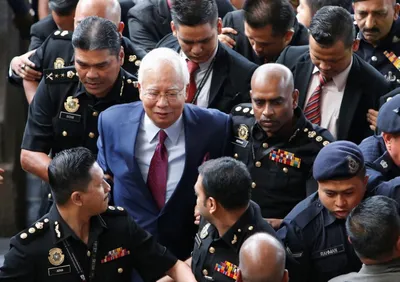 former malaysian pm pleads not guilty to corruption charges