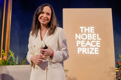 venezuela’s machado says she presented her nobel peace prize to trump