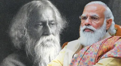 bjp is always uncomfortable with tagore – pm modi quoting his poems won t reverse this