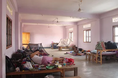 at the manipur quarantine centre i m in  we have to arrange for our own food  bedding