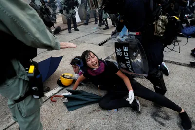 hong kong police expect  violent attack  on sensitive chinese anniversary