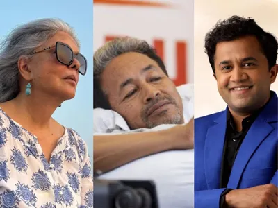 zeenat aman   3 idiots  actor omi vaidya rally in sonam wangchuk s support