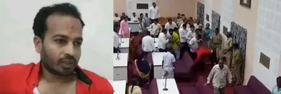 corporator who refused to join vajpayee condolence meet jailed for one year