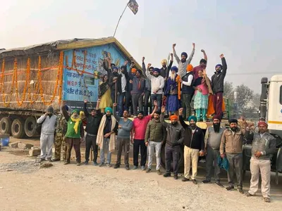 after yearlong protests  farmers bid adieu to singhu with charity and memories of a lifetime