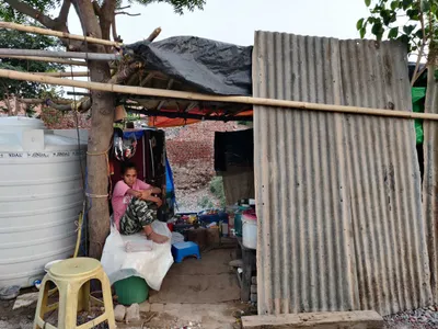 cops  forest officials work with land mafia  allege khori gaon residents facing eviction