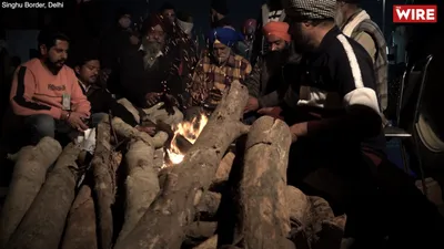 watch   biting cold  unwavering resolve  a night at the singhu border