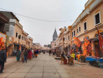 ayodhya  the humble pilgrim has taken a back seat amid a costly makeover to drive religious tourism