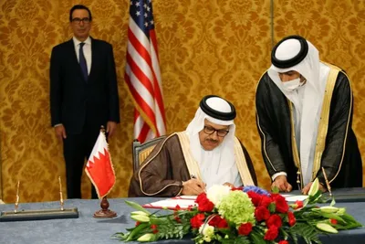 israel  bahrain sign deal establishing formal relations