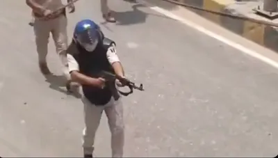 bihar govt admits ak47 use on protesters but says no one was injured