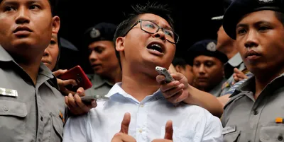 reuters journalists sentenced to seven years in prison in landmark secrets case