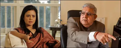 tmc s mahua moitra accuses bengal governor of appointing  extended family  as osds