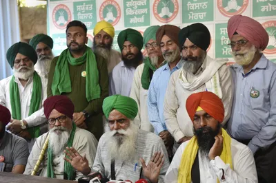 singhu border killing   religious issue  and  conspiracy to derail farmers  protest   says skm