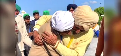 fact check  distorted spin on viral video of brothers reuniting 74 years after partition