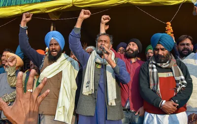 day of clashes with  bjp sponsored goons  bolsters farmers  resolve