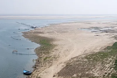 mining and brick kilns hasten ganga s shift from patna