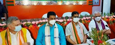 tripura  amidst intra party turmoil  bjp s central leadership tries to placate mlas