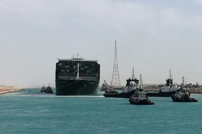 traffic in suez canal resumes as stranded ship emerges intact