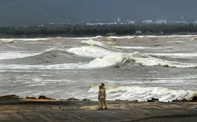 cyclone montha makes landfall over andhra pradesh