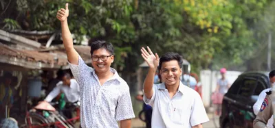 reuters reporters jailed in myanmar released after 500 days in prison