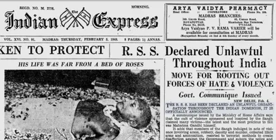 when sardar patel took on the  forces of hate  and banned the rss