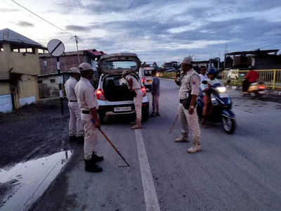 manipur  curfew restrictions back in imphal districts as mobs try to storm police stations