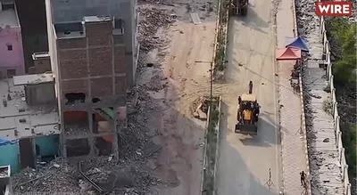 watch    over 150 houses demolished in delhi’s shalimar bagh