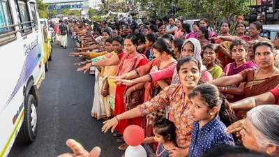 a day after  women s wall of resistance   two women enter sabarimala shrine