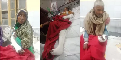 up  in village near kanpur  thakur mob attacks and injures dalits