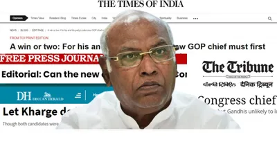 infighting  resource crunch and  remote control   editorials outline the challenges facing kharge