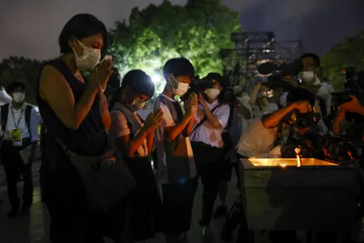 hiroshima prays for peace  fears new arms race on atomic bombing anniversary