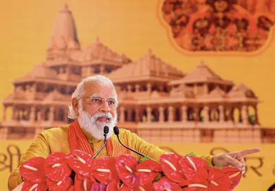 from  jai shri ram  to  jai siya ram   modi tempers mandir battle cry  for now at least