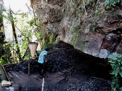 in photos  as activist recovers from attack  illegal coal mining continues in meghalaya