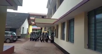 udupi  hijab wearing students allowed into college  made to sit in separate room