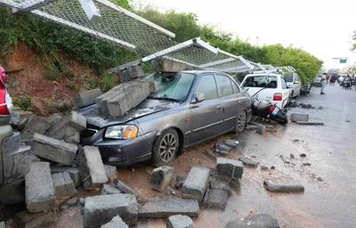 heavy rains paralyse bengaluru again as walls collapse  low lying areas get inundated