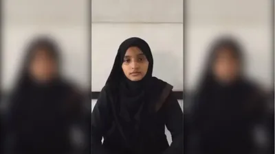 mangaluru  hijabi student  booked for altercation at college  claims she is being  framed 