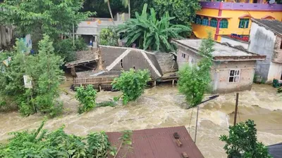 floods ravage west bengal as state battles centre over damodar water release