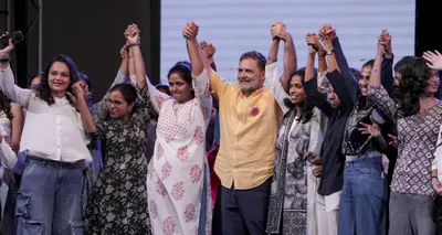 in rahul s attack on manusmriti resonates the vision of mahatma gandhi and ambedkar