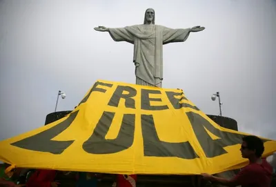 brazil s workers party launches jailed lula for president