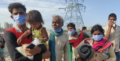 ground report  borders sealed  migrant workers evade police for long walk home