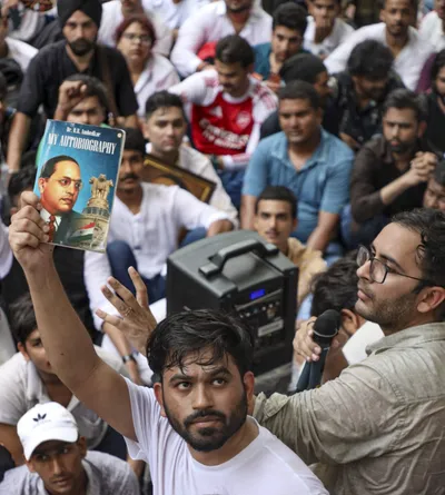  rss will not deter us   say student bodies on alleged attacks at cjp s jantar mantar protest