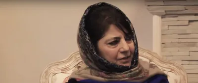 watch   given the circumstances in kashmir  even 10  polling is big  mehbooba mufti