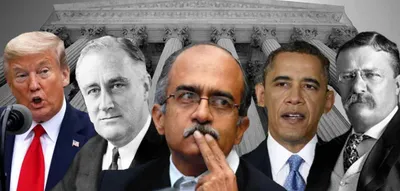 us democracy survives even when potus attacks scotus but india can t handle prashant bhushan