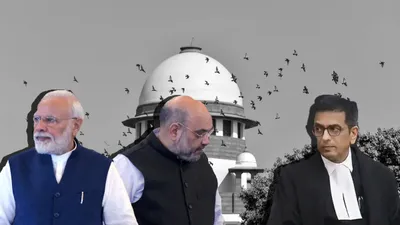 who will blink first  modi and shah or the chandrachud court 
