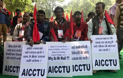 for sanitation workers on the front line  modi s swachh bharat is a ‘jumla 