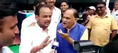 jharkhand bjp minister asks muslim mla to chant  jai shri ram  outside assembly