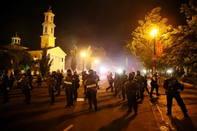 man drives tanker truck into minneapolis anti racism protesters  arrested