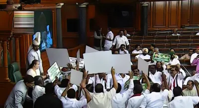 modi once bowed in respect before parliament  now  he is merely stooping low