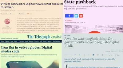  no legislative discussion    media ripe for targeting   english editorials slam new it rules